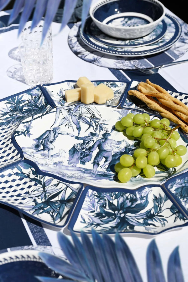 Melamine Appetizer 7 Pieces - Versailles - Amprio Milano
