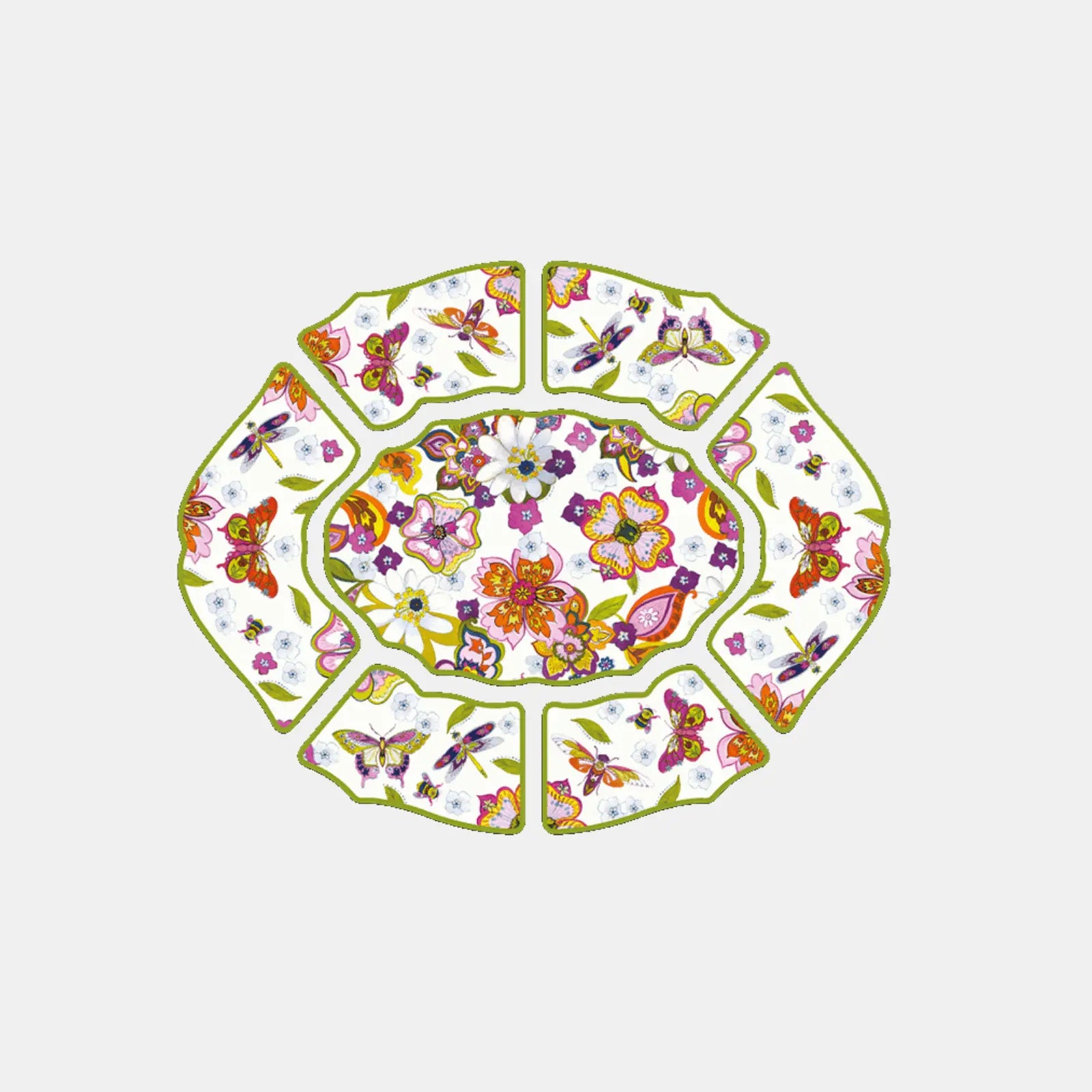 Melamine Appetizer 7 Pieces – Amazzonia – Amprio Milano