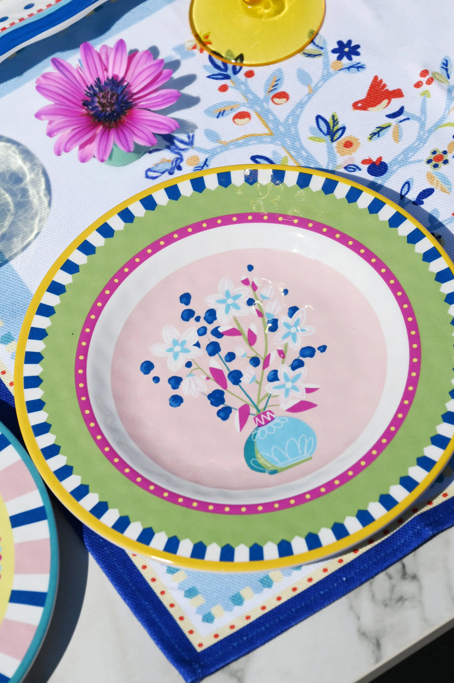 Melamine Dessert Plate - Mamma Mia - Amprio Milano
