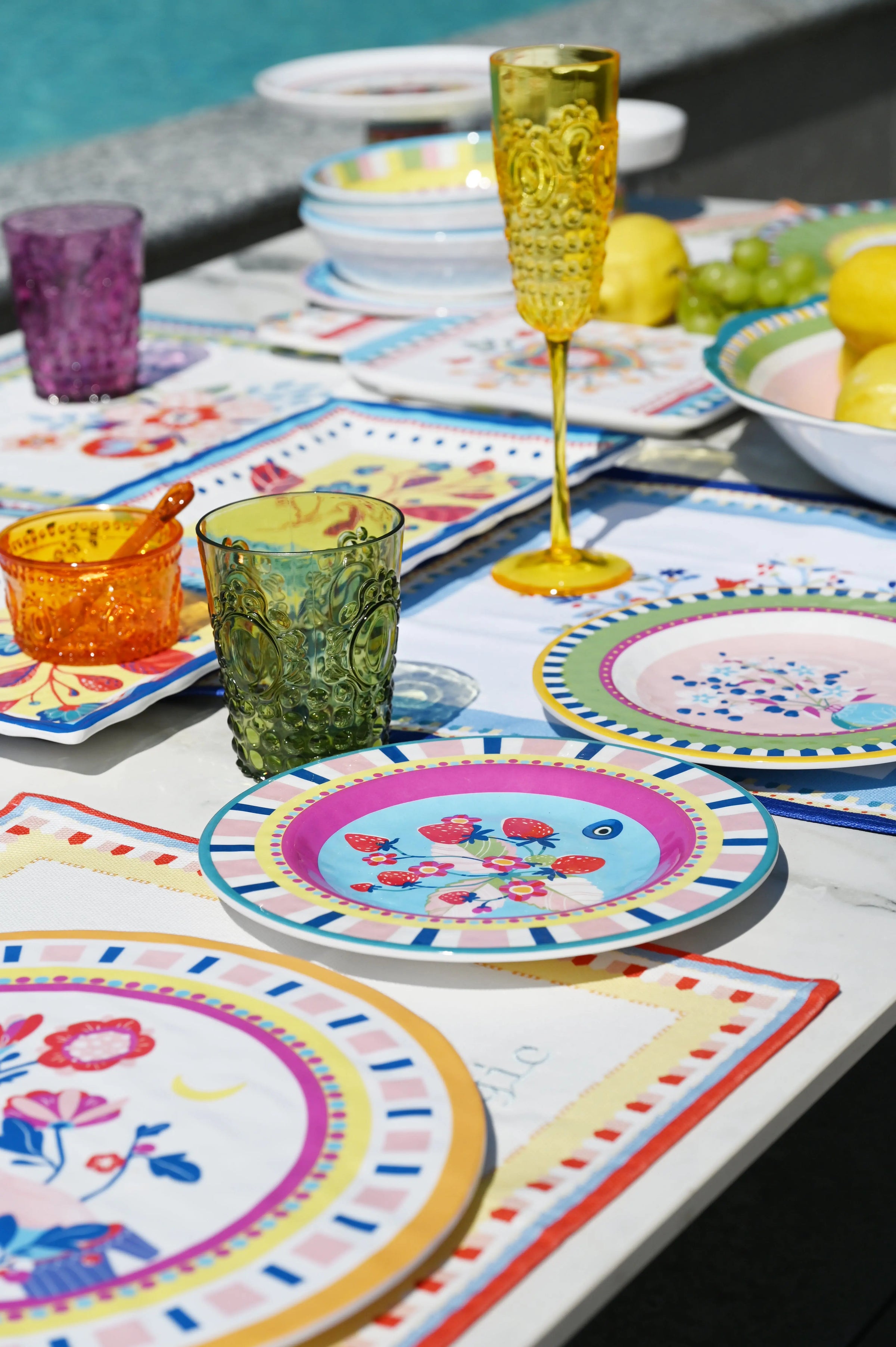 Melamine Dessert Plate - Mamma Mia - Amprio Milano