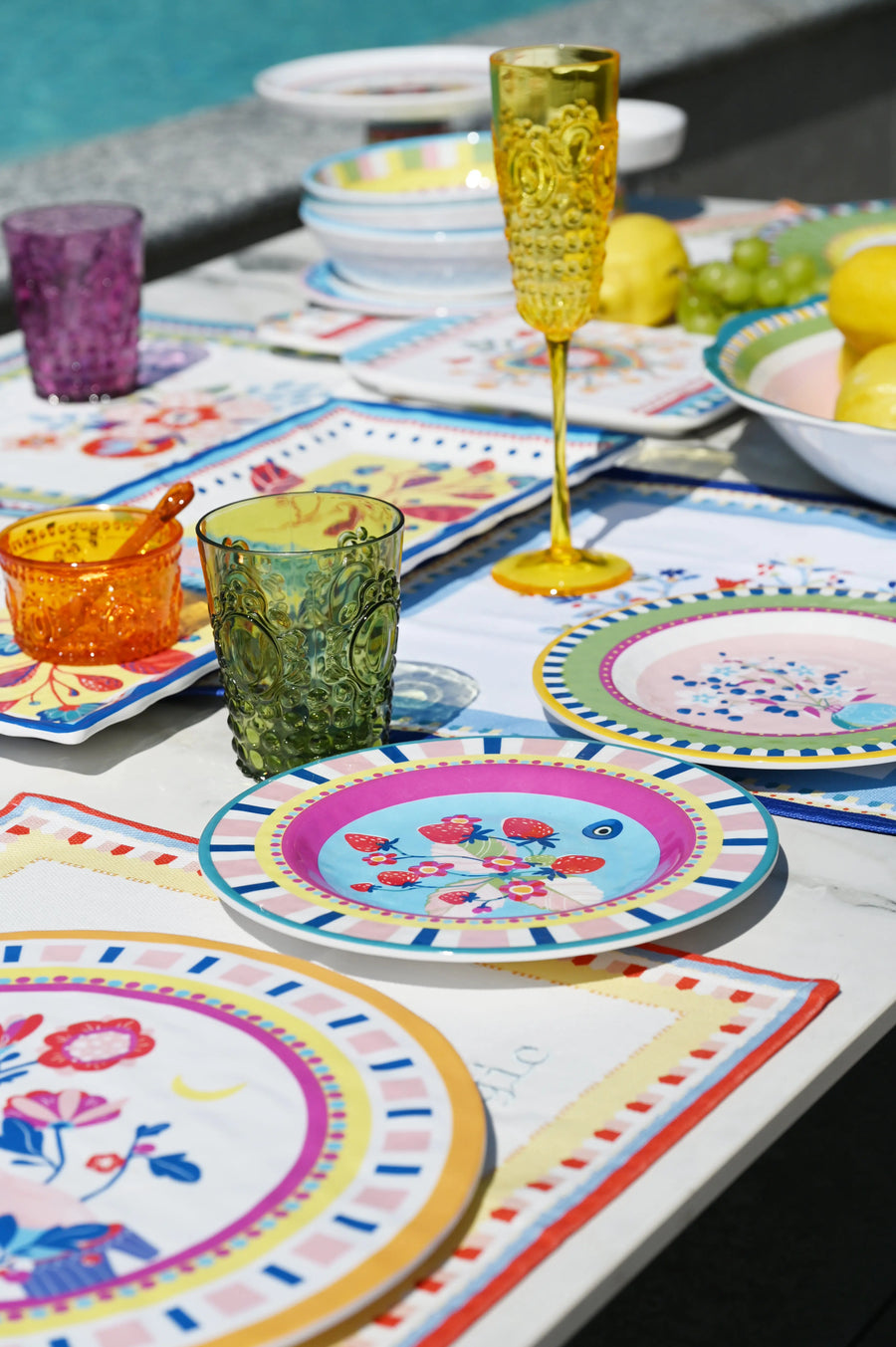 Melamine Dessert Plate - Mamma Mia - Amprio Milano