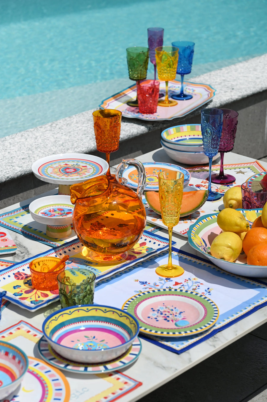 Melamine Dessert Plate - Mamma Mia - Amprio Milano