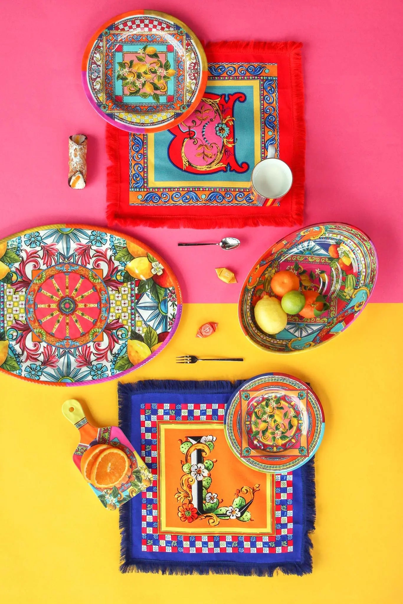 Melamine Dessert Plate – Ortigia – Amprio Milano