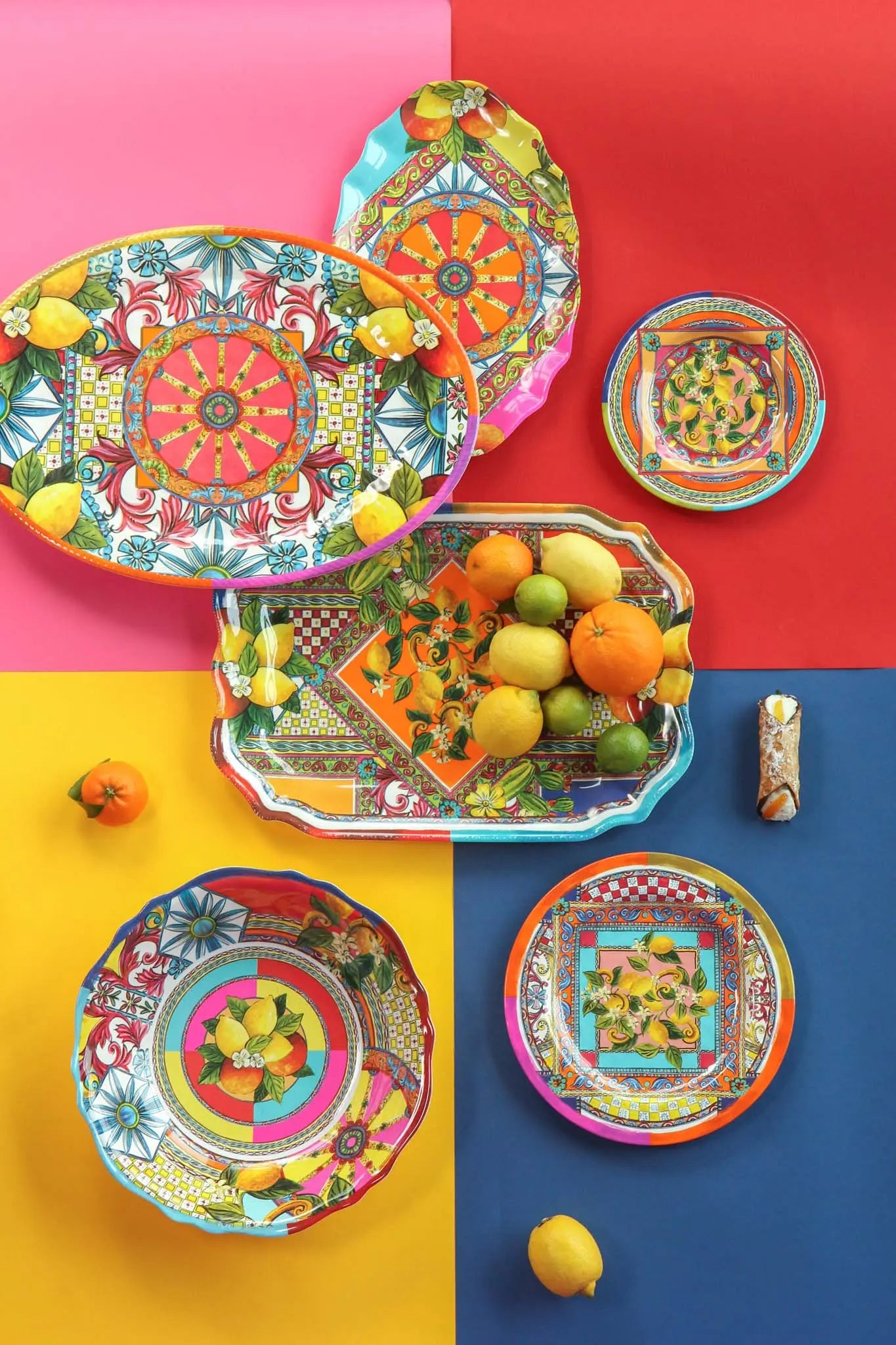 Melamine Dessert Plate – Ortigia – Amprio Milano