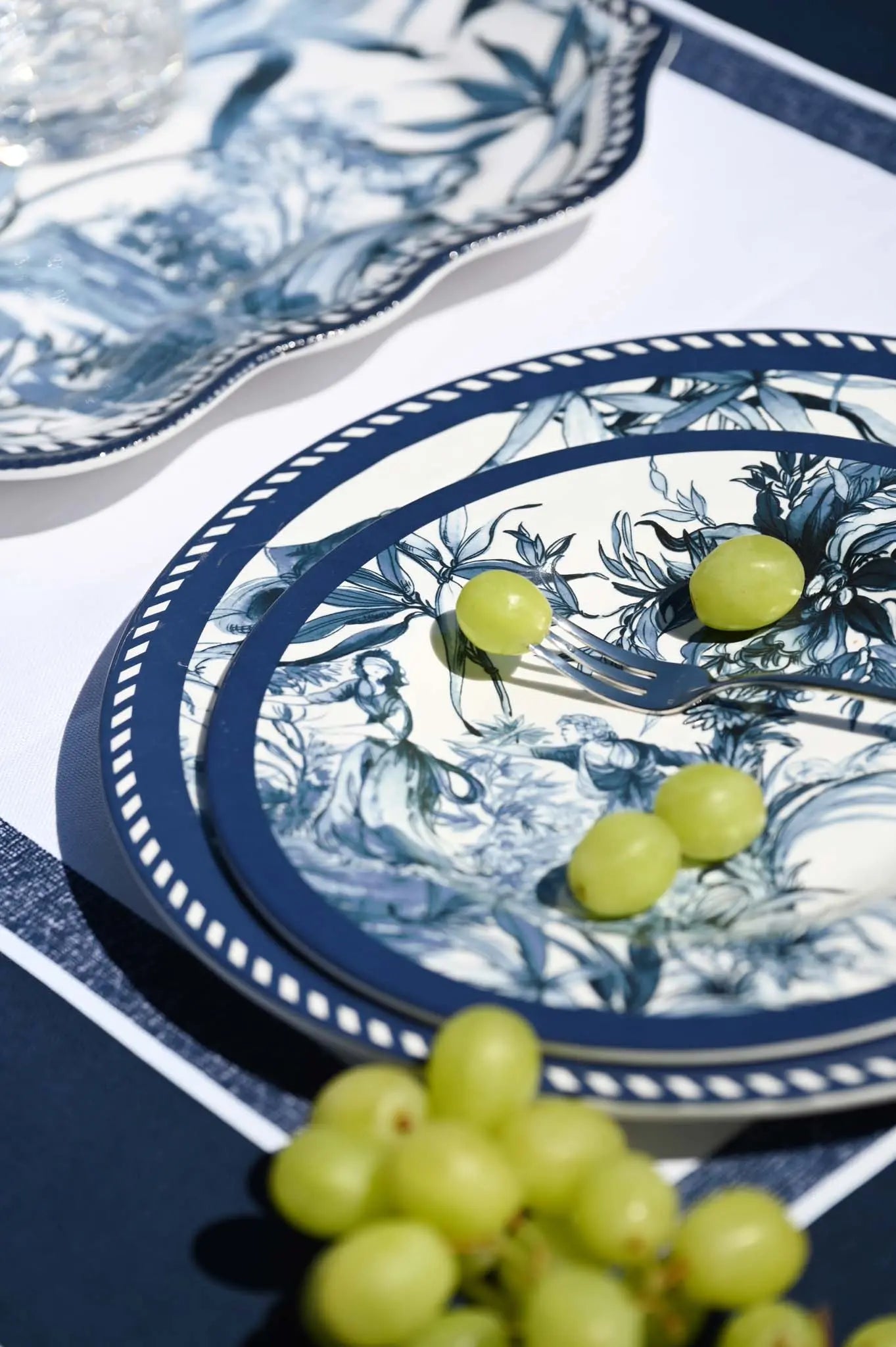 Melamine Dessert Plates - Versailles - Amprio Milano