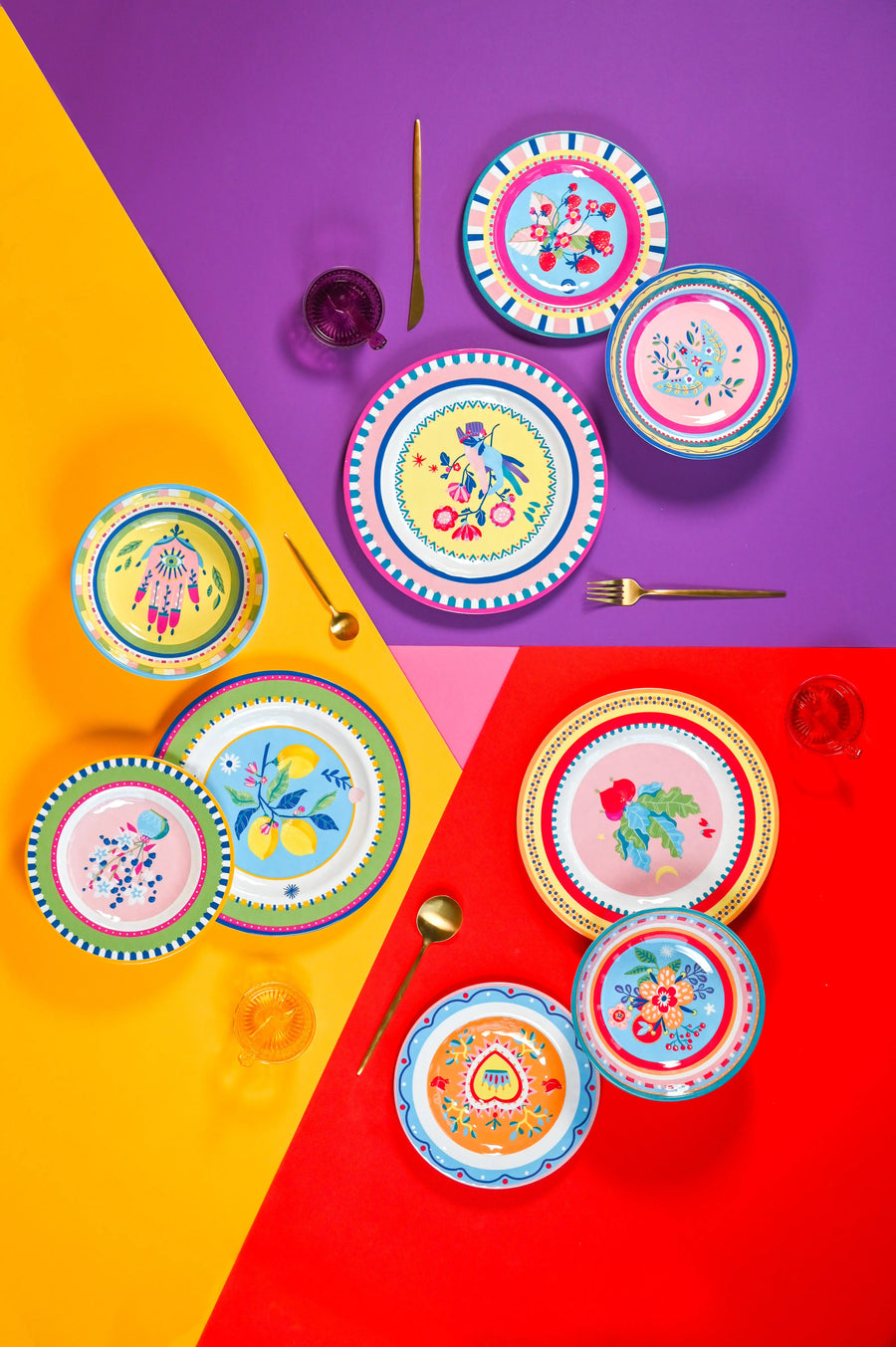 Melamine Dinner Plate - Mamma Mia - Amprio Milano