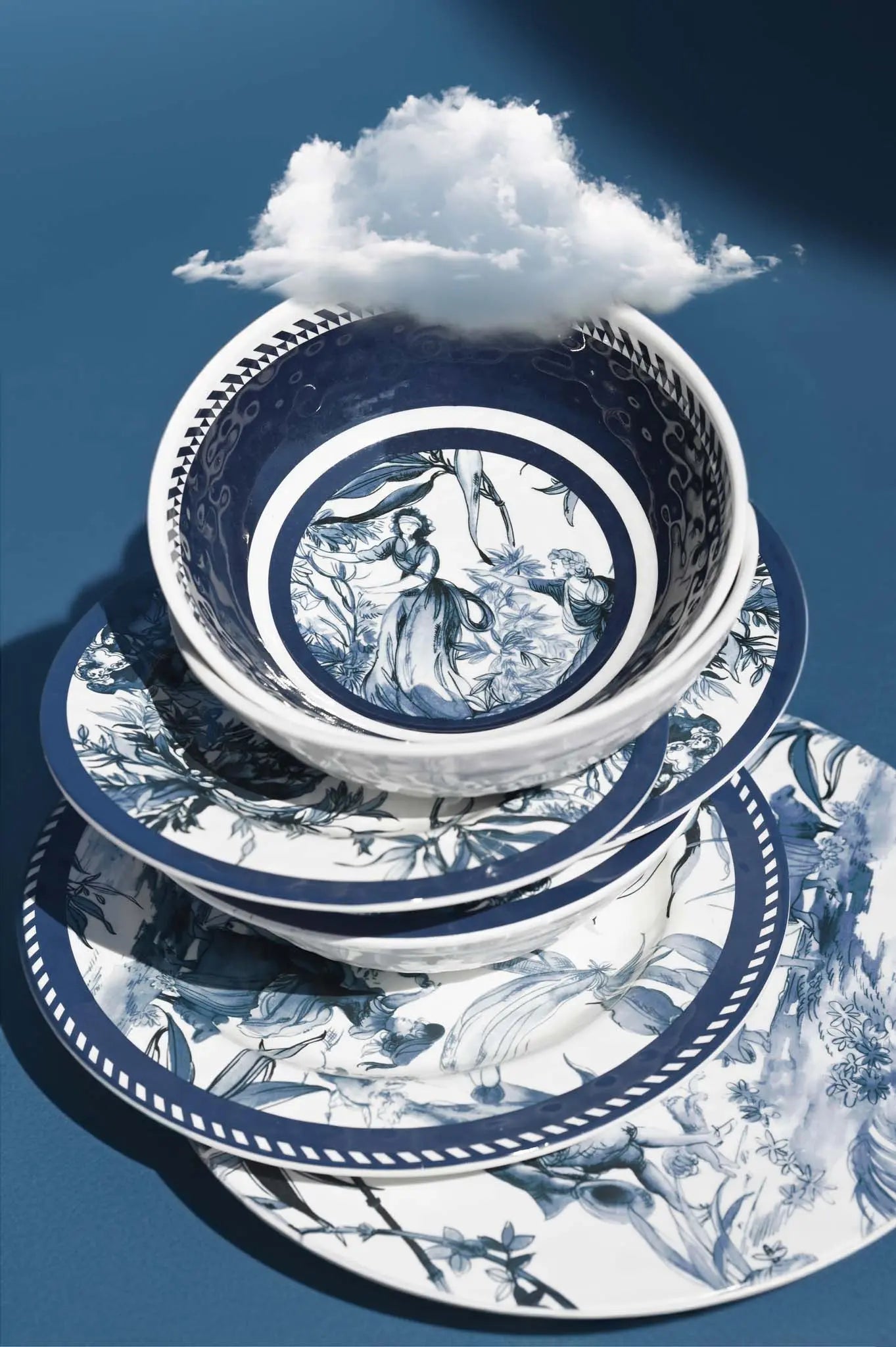Melamine Dinner Plate - Versailles - Amprio Milano
