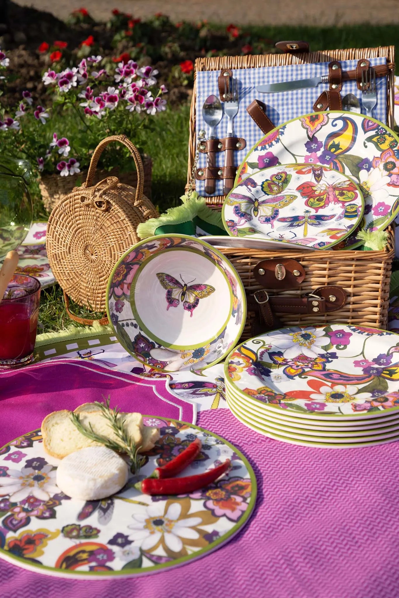 Melamine Dinner Plate – Amazzonia – Amprio Milano