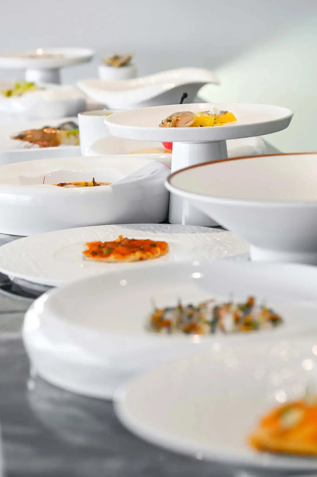Melamine High Plate Satellite - Avant Guard - Amprio Milano