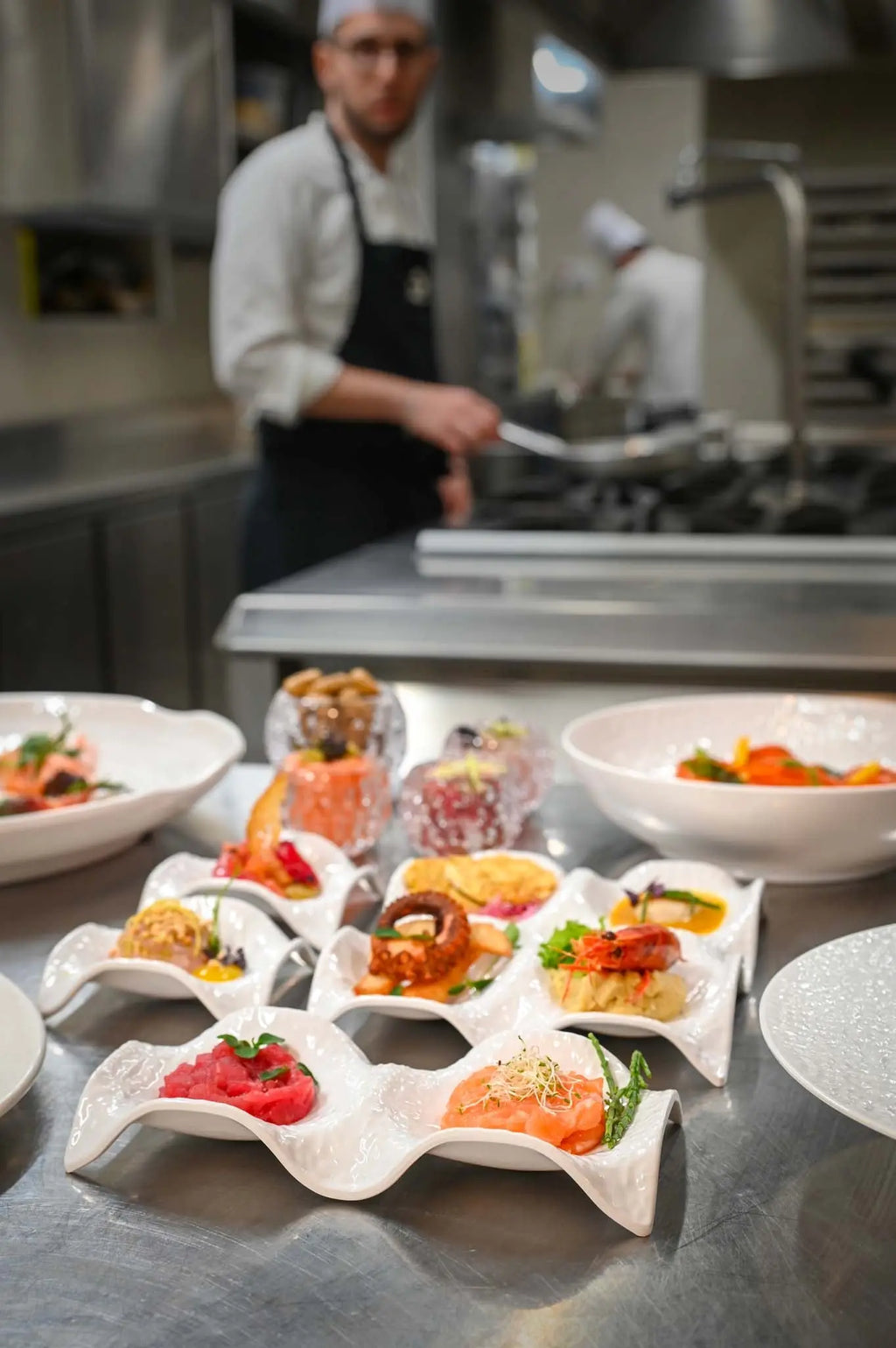 Melamine Gourmet Plate Double Onda - Avant Guard - Amprio Milano