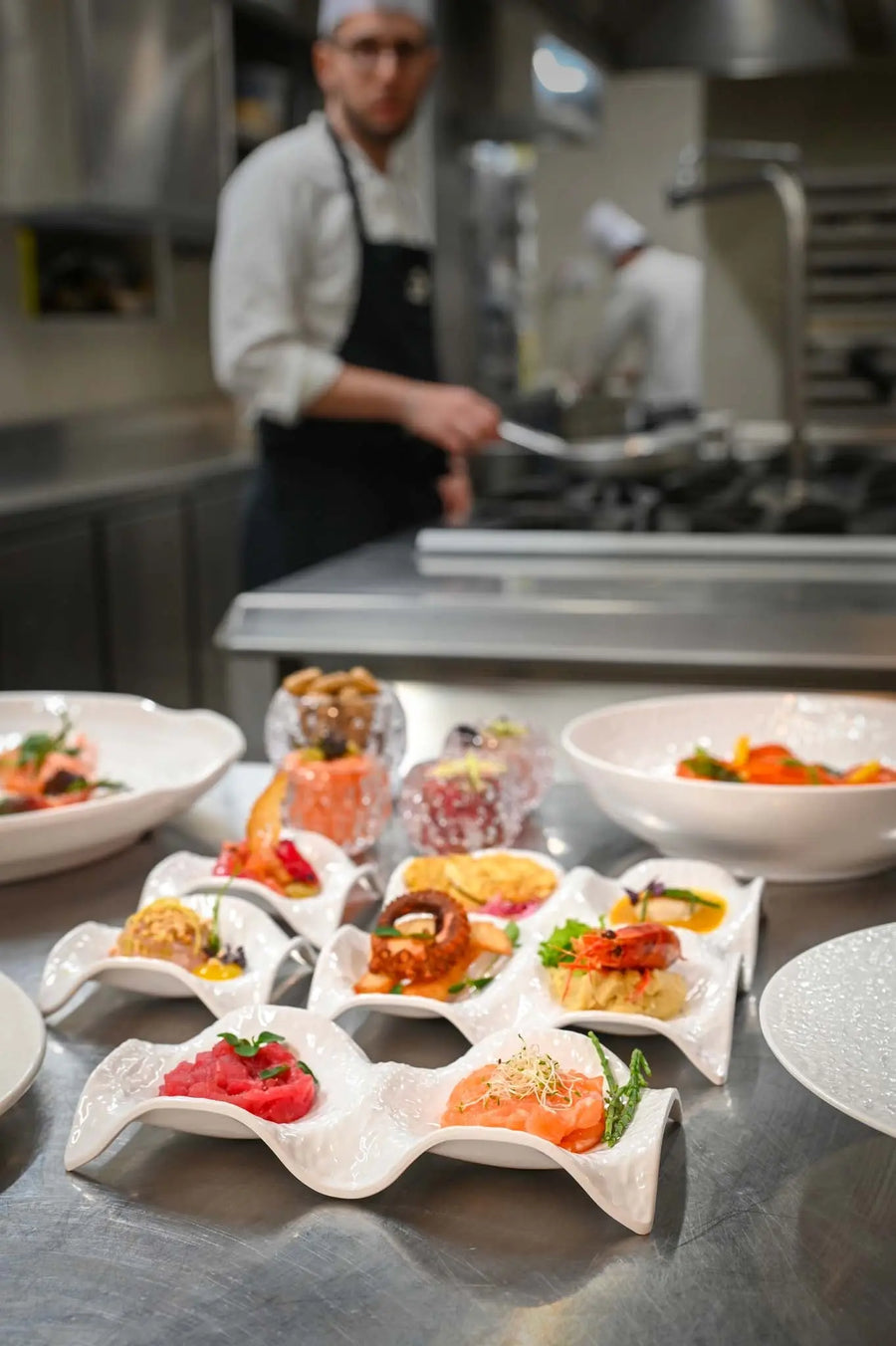 Melamine Gourmet Plate Mono Onda - Avant Guard - Amprio Milano