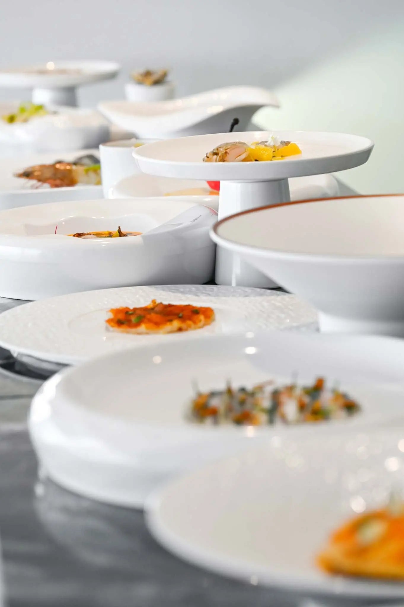 Melamine Low Plate Satellite - Avant Guard - Amprio Milano