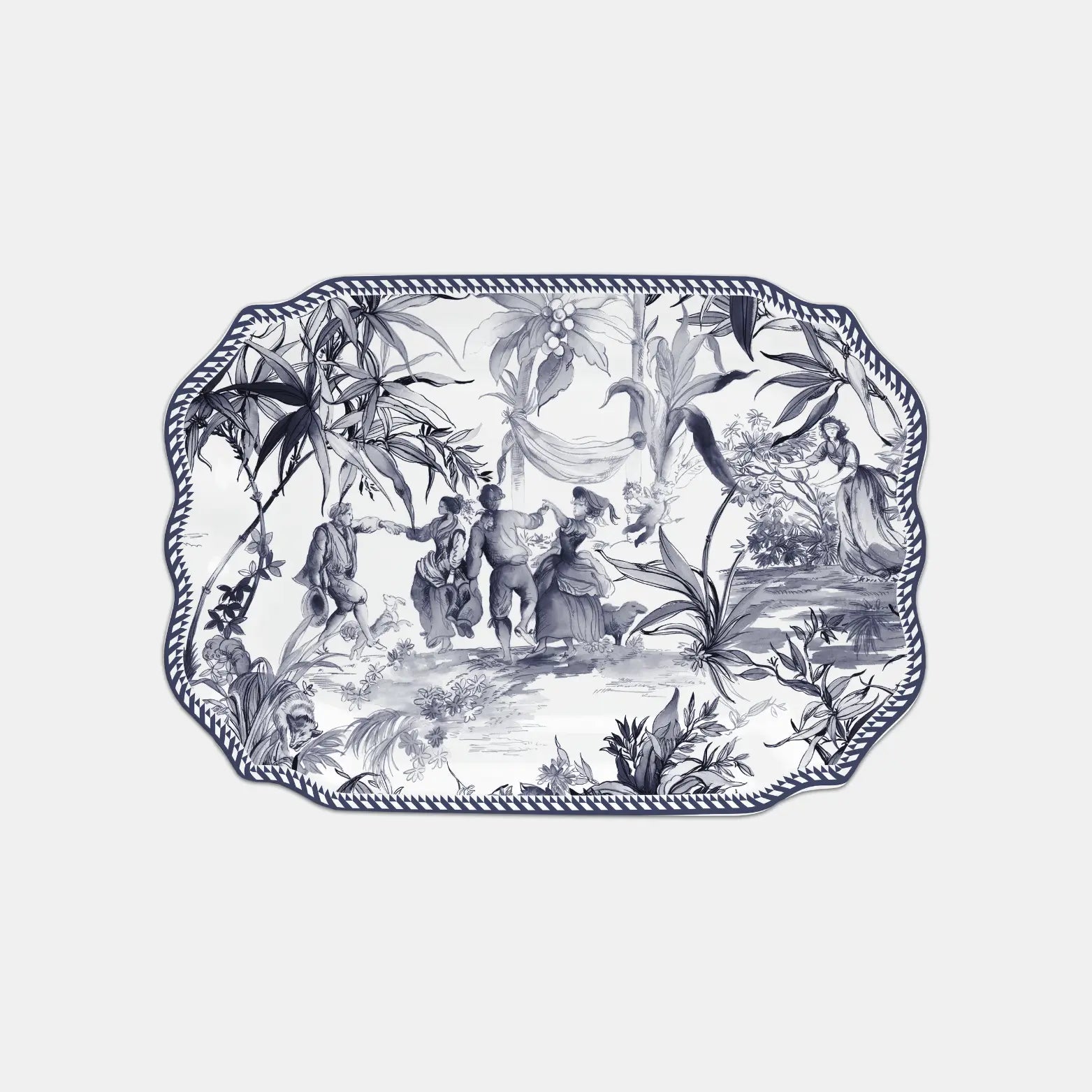 Melamine Rectangular Tray - Versailles - Amprio Milano