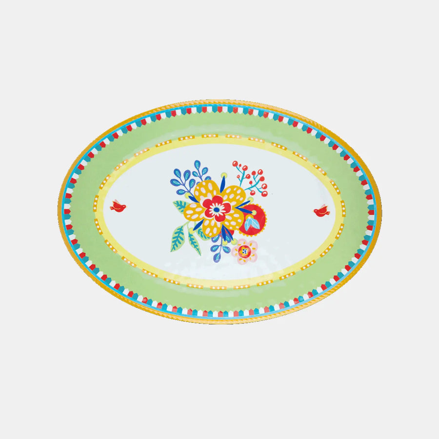 Melamine Serving Plate Oval - Mamma Mia - Amprio Milano
