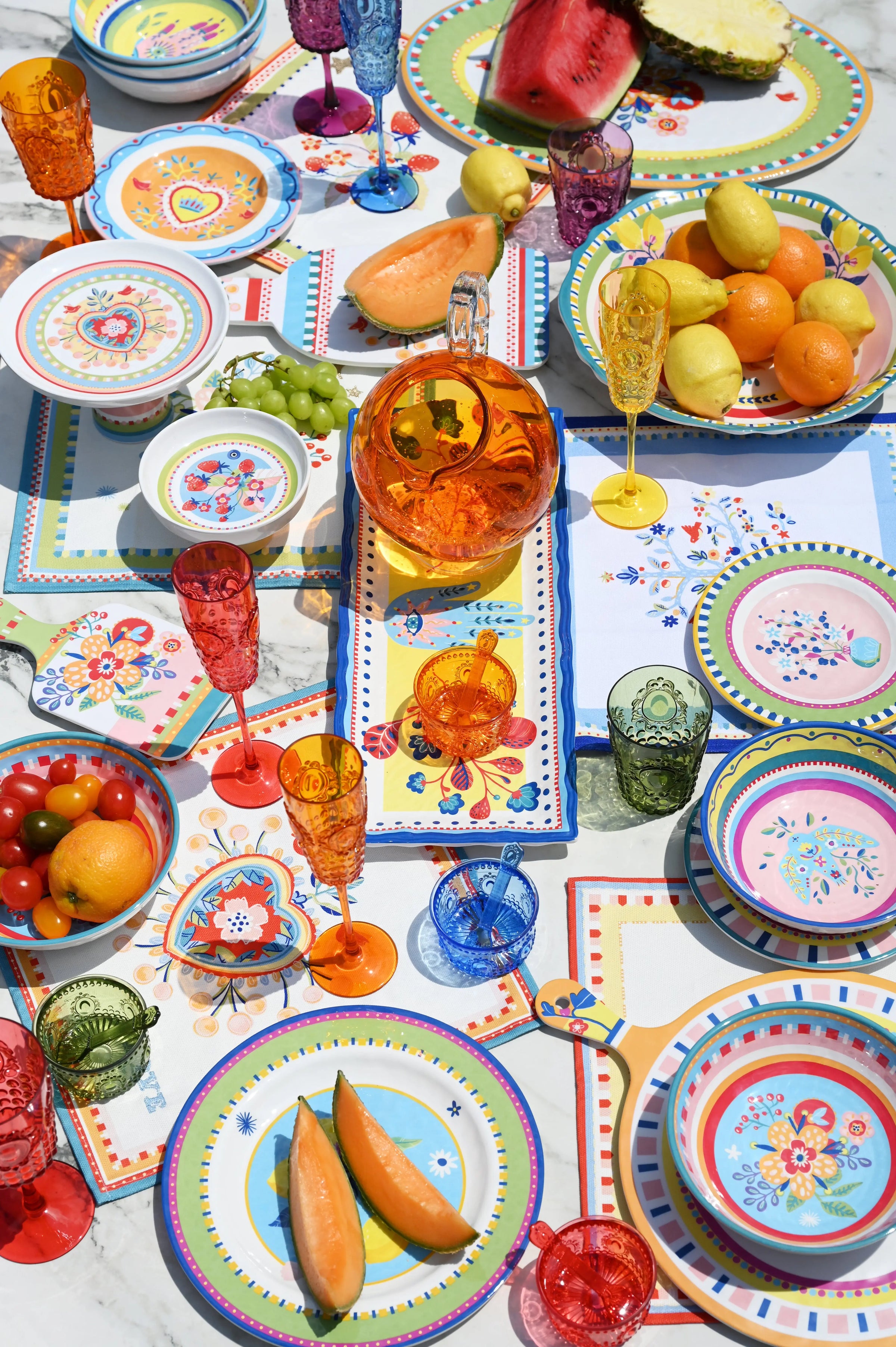 Melamine Serving Plate Oval - Mamma Mia - Amprio Milano