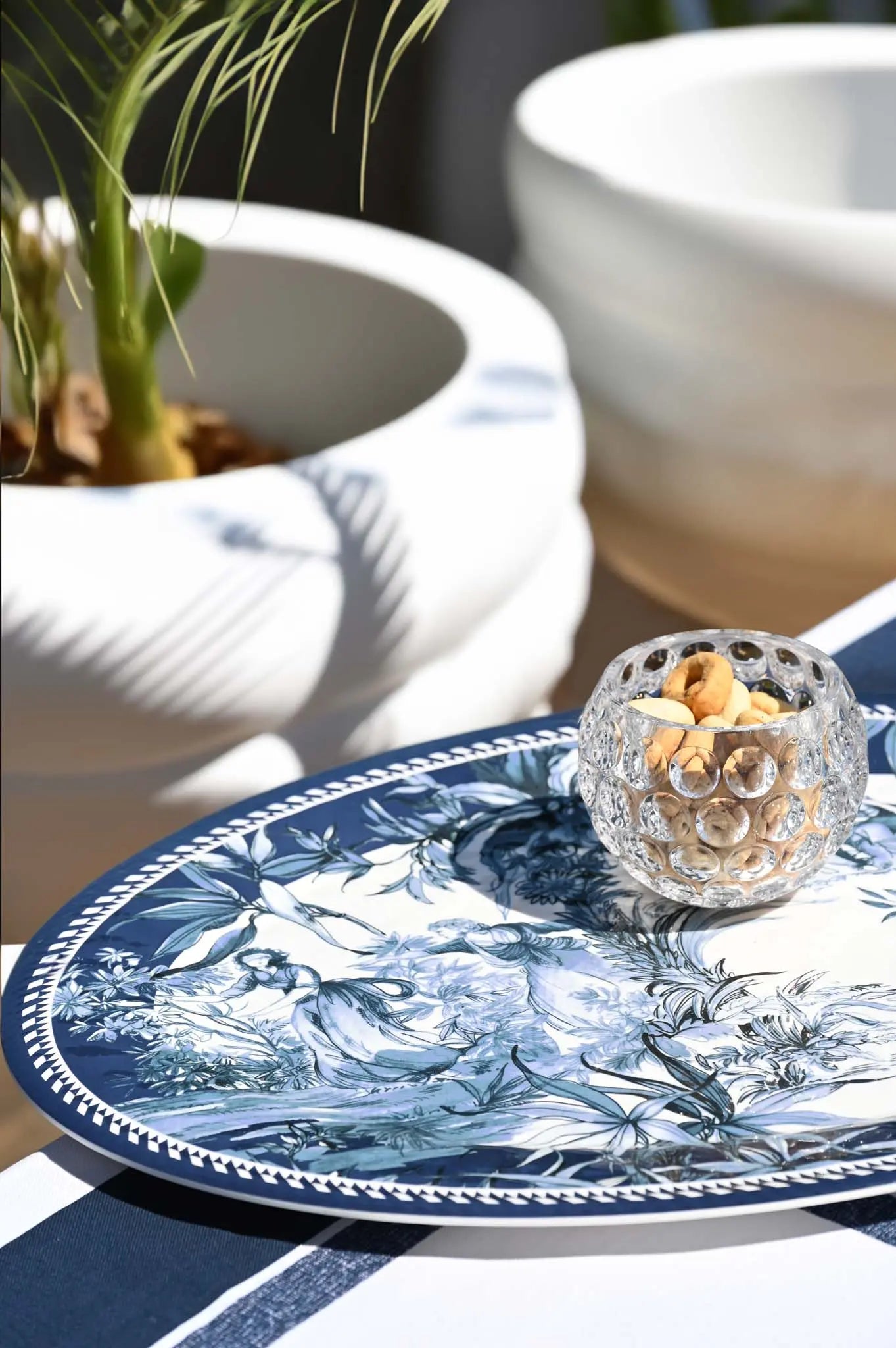 Melamine Serving Plate Oval - Versailles - Amprio Milano