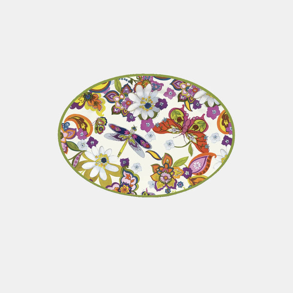 Melamine Serving Plate Oval – Amazzonia – Amprio Milano