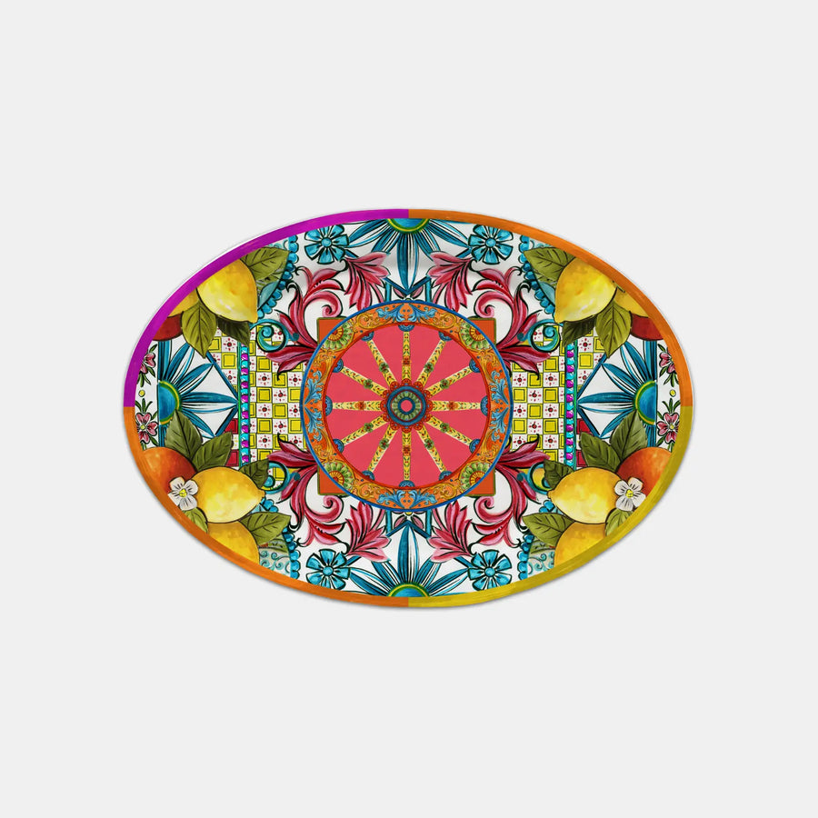 Melamine Serving Plate Oval – Ortigia – Amprio Milano