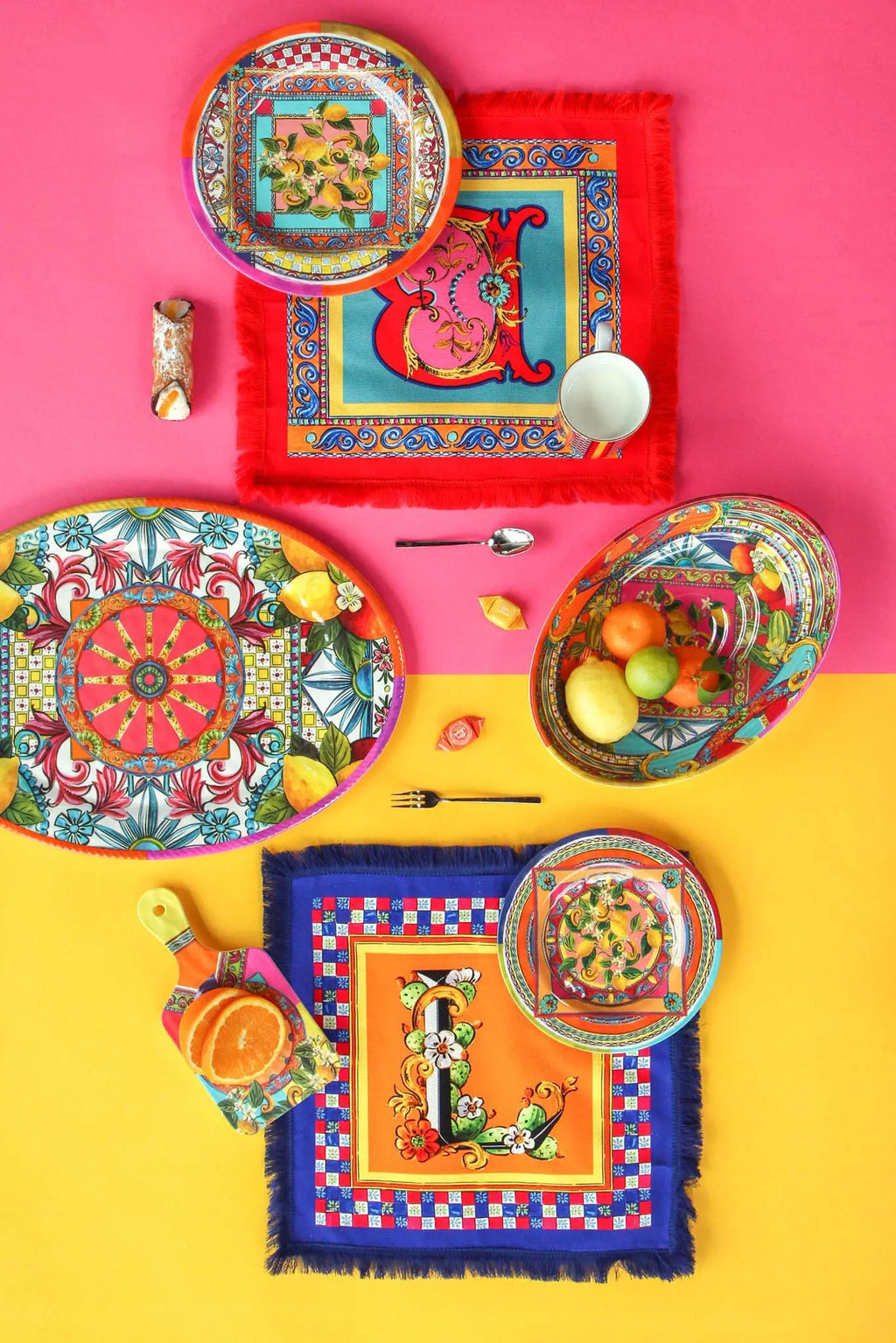 Melamine Serving Plate Oval – Ortigia – Amprio Milano