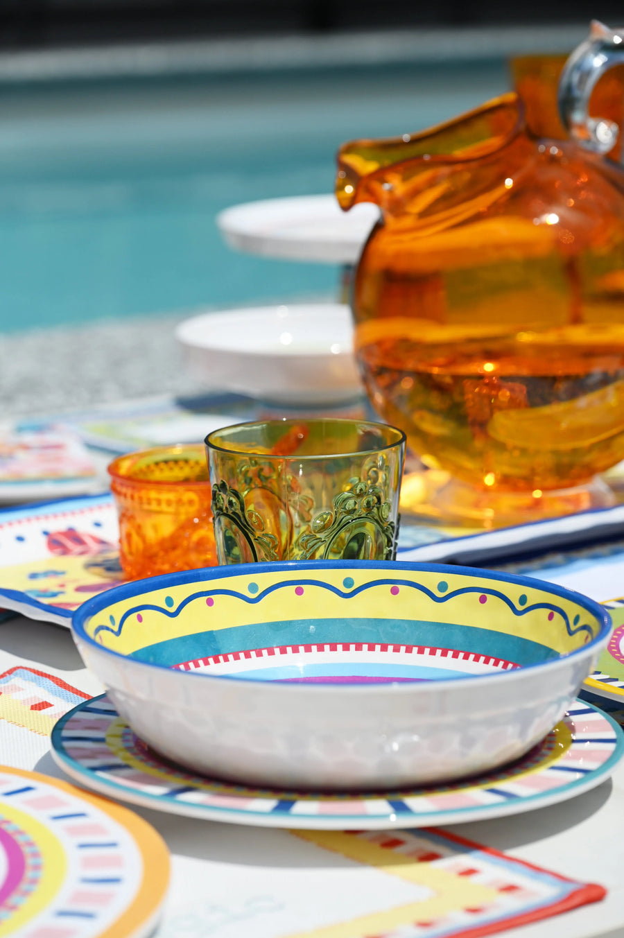 Melamine Soup Plate - Mamma Mia - Amprio Milano