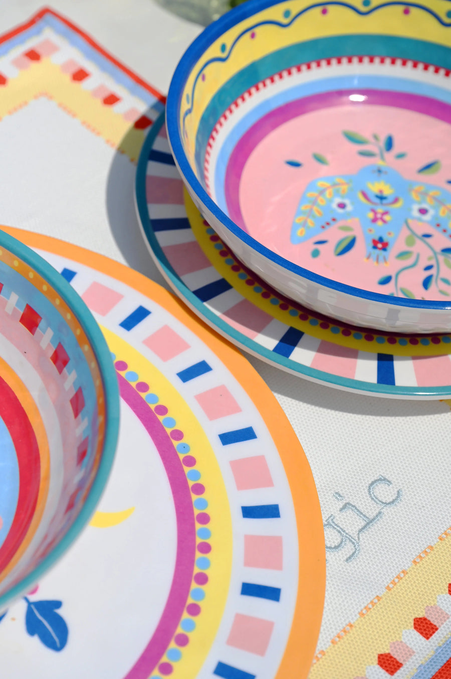 Melamine Soup Plate - Mamma Mia - Amprio Milano