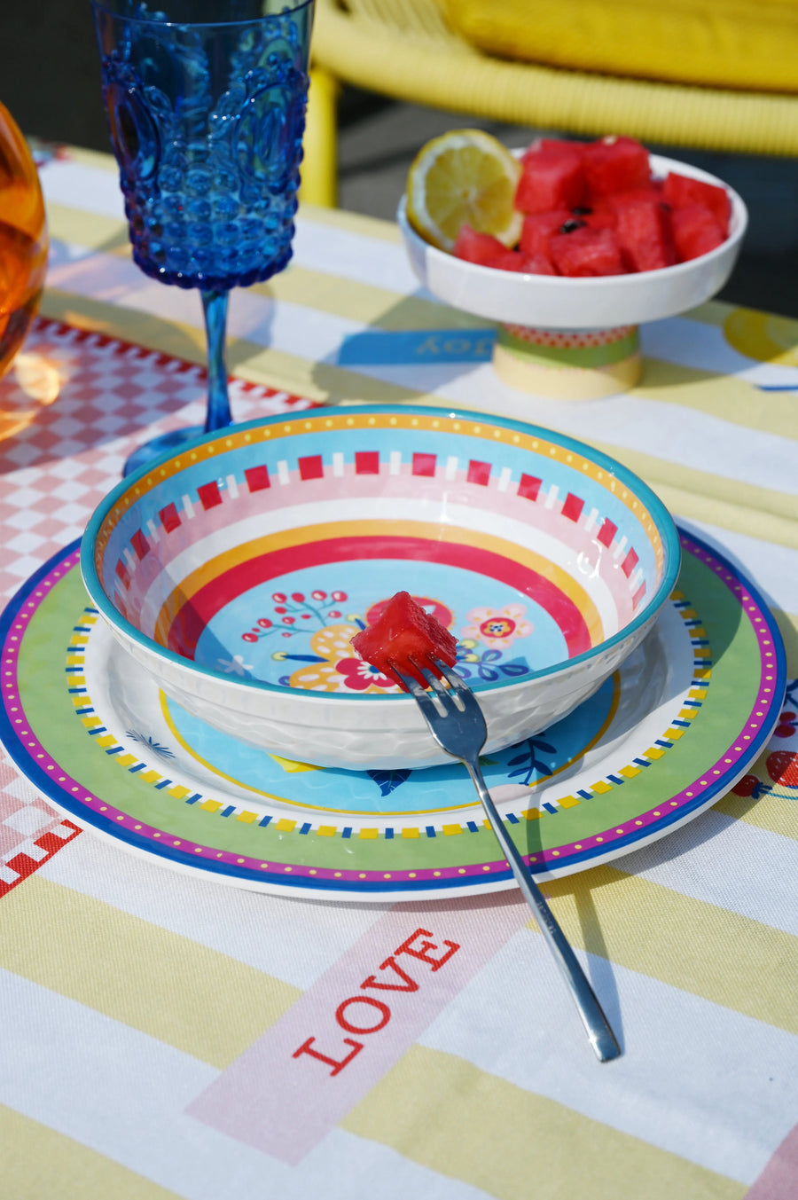 Melamine Soup Plate - Mamma Mia - Amprio Milano