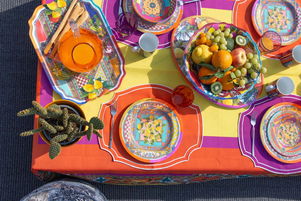 Melmine Dinner Plate – Ortigia – Amprio Milano