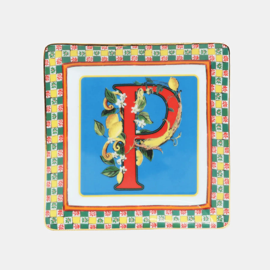 Mini Tray Letter P – Ortigia – Amprio Milano