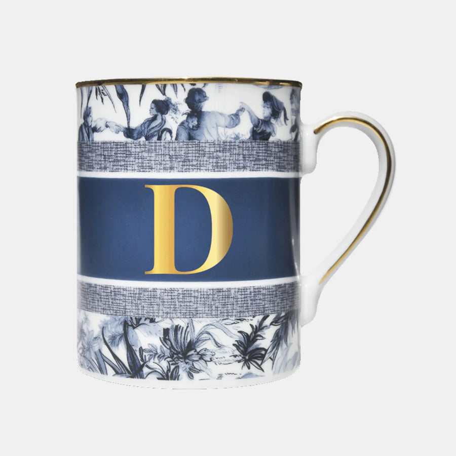 Mug Letter D – Alphabet – Amprio Milano