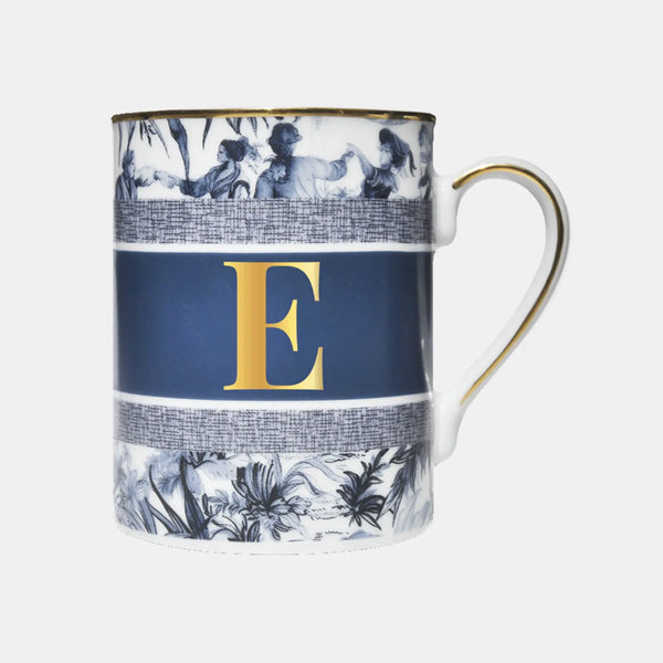 Mug Letter E – Alphabet – Amprio Milano