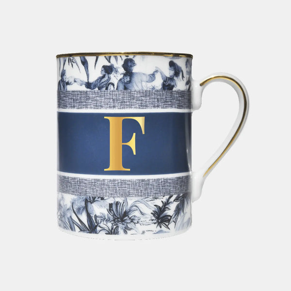 Mug Letter F – Alphabet – Amprio Milano