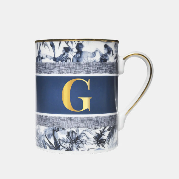 Mug Letter G – Alphabet – Amprio Milano