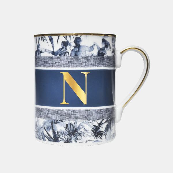 Mug Letter N – Alphabet – Amprio Milano