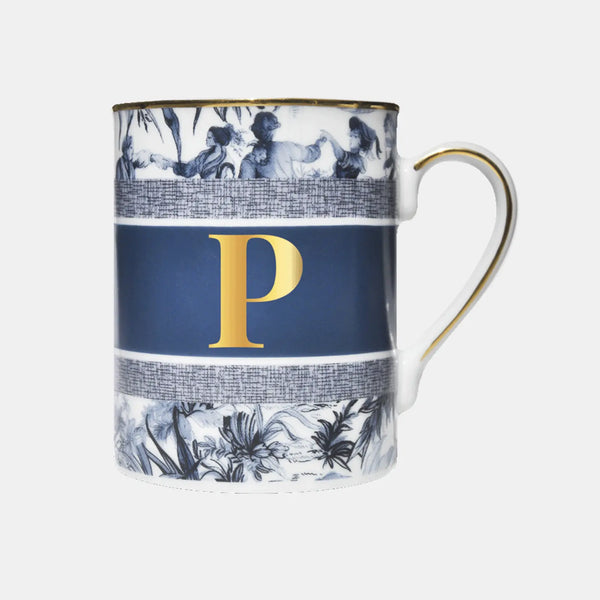 Mug Letter P – Alphabet – Amprio Milano