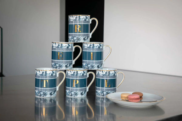 Mug Letter P – Alphabet – Amprio Milano