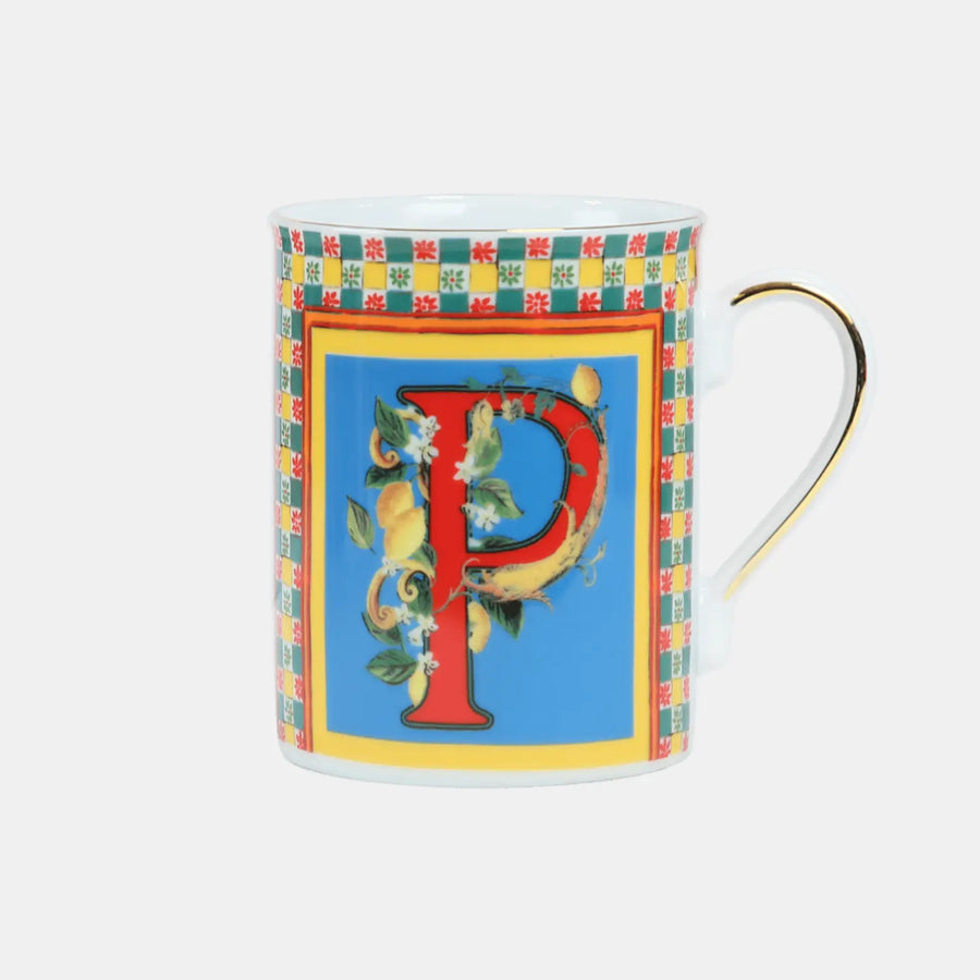 Mug Letter P – Ortigia – Amprio Milano