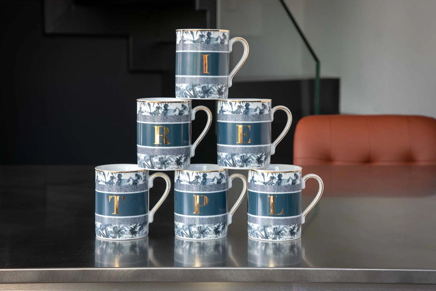 Mug Letter R – Alphabet – Amprio Milano