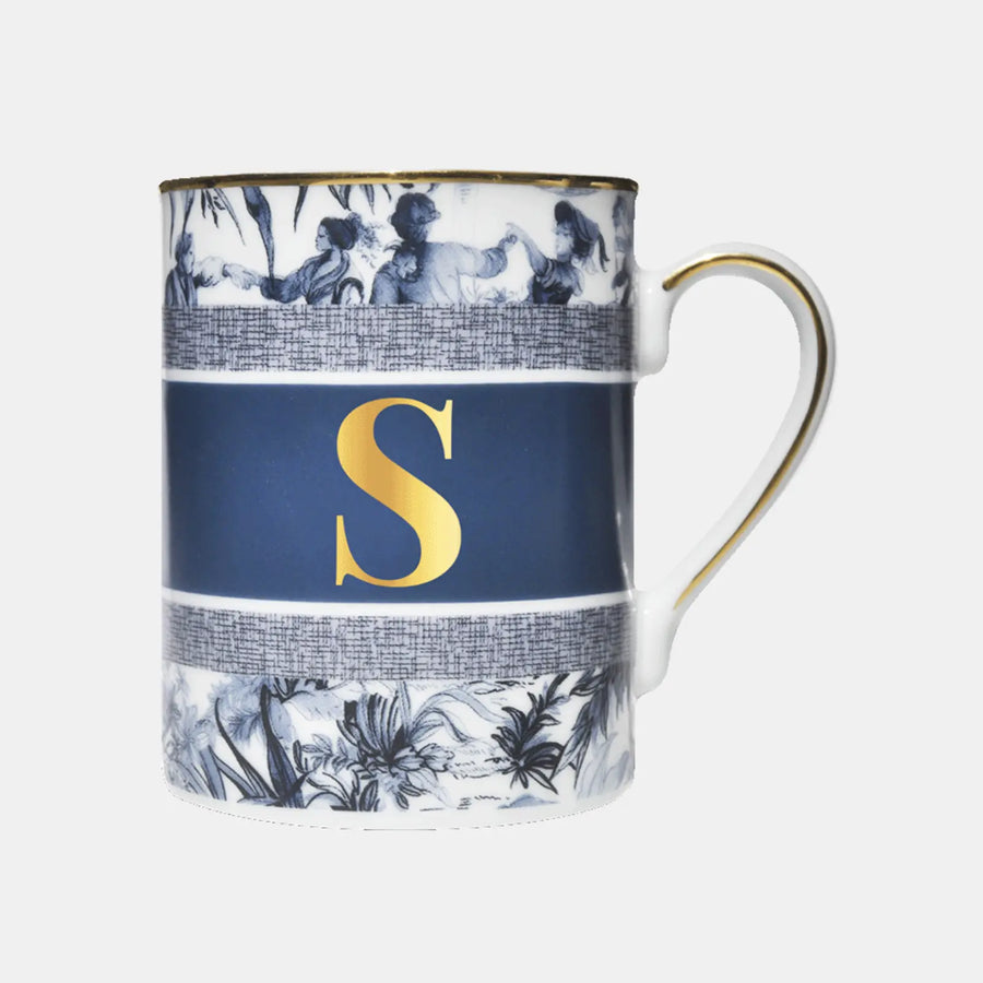Mug Letter S – Alphabet – Amprio Milano