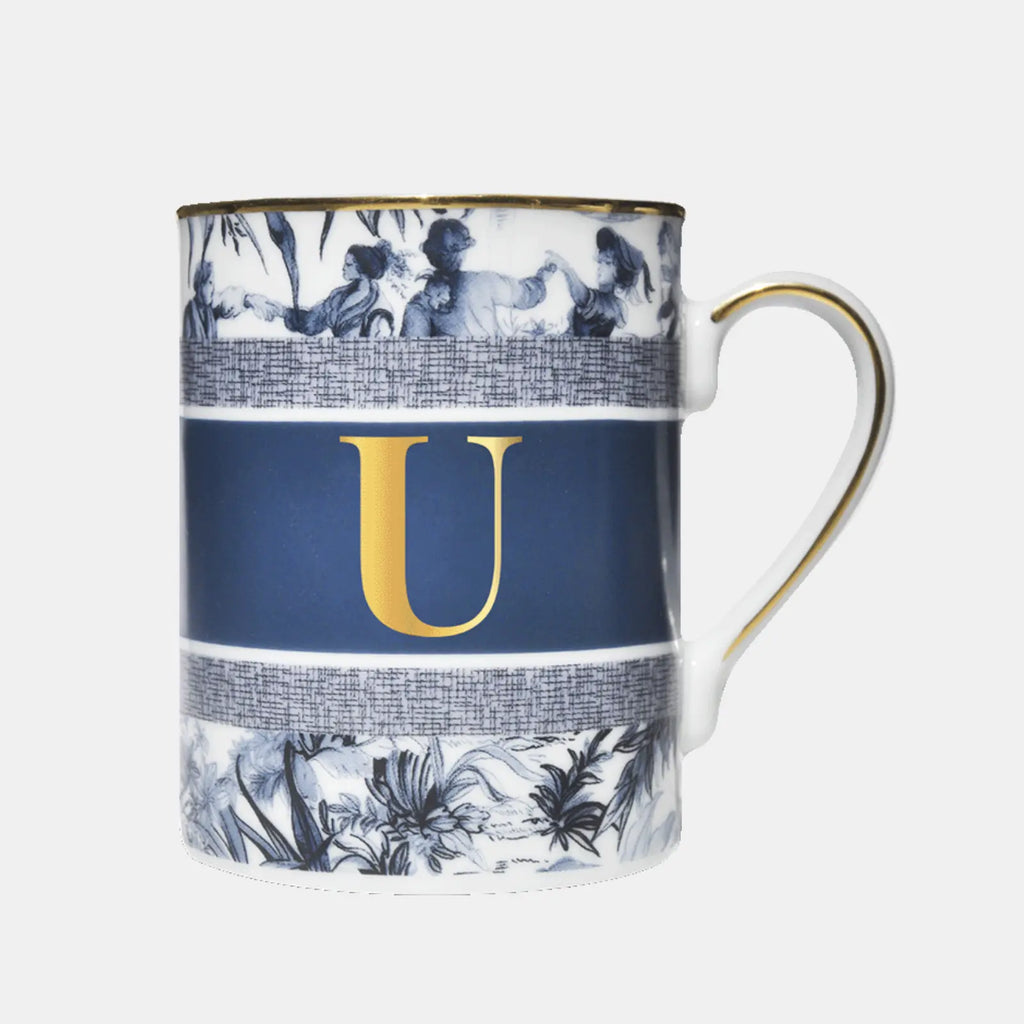 Mug Letter U – Alphabet – Amprio Milano