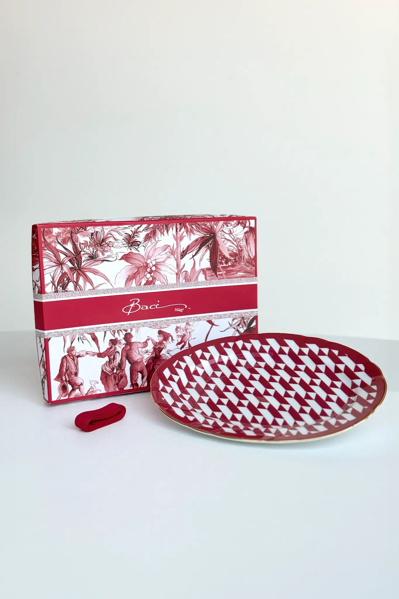 Oval Plate – Le Rouge – Amprio Milano