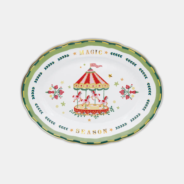 Oval Plate – Mamma Mia Xmas – Amprio Milano