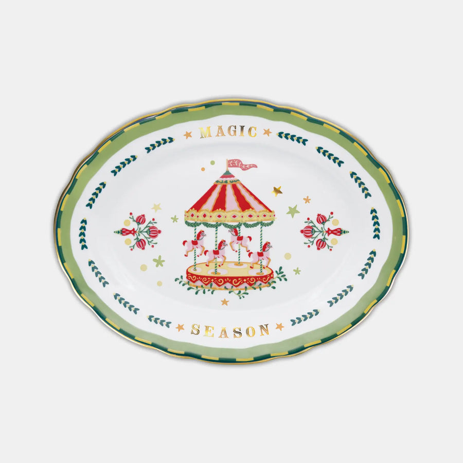 Oval Plate – Mamma Mia Xmas – Amprio Milano