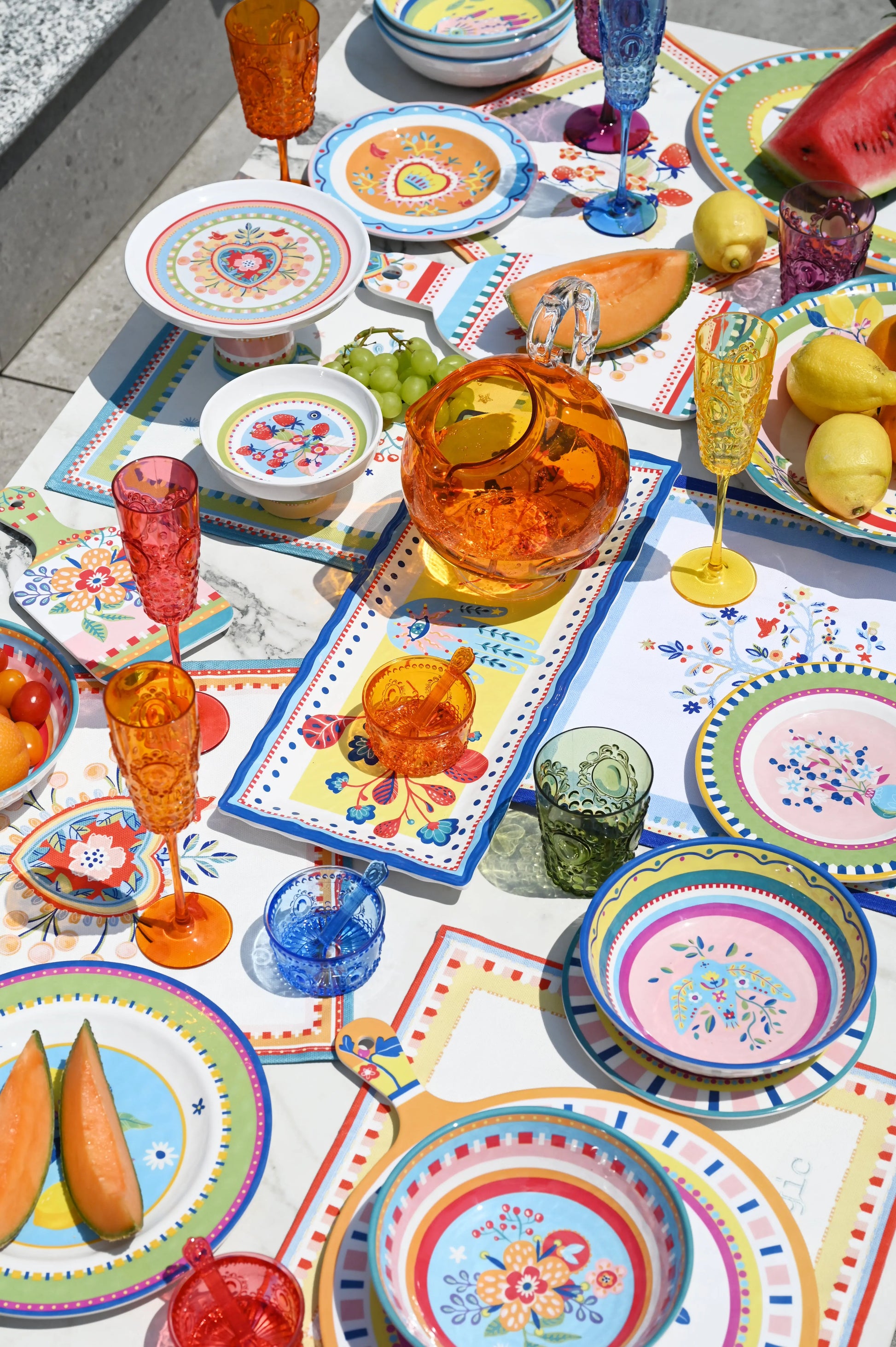 Melamine Dinner Plate - Mamma Mia - Amprio Milano