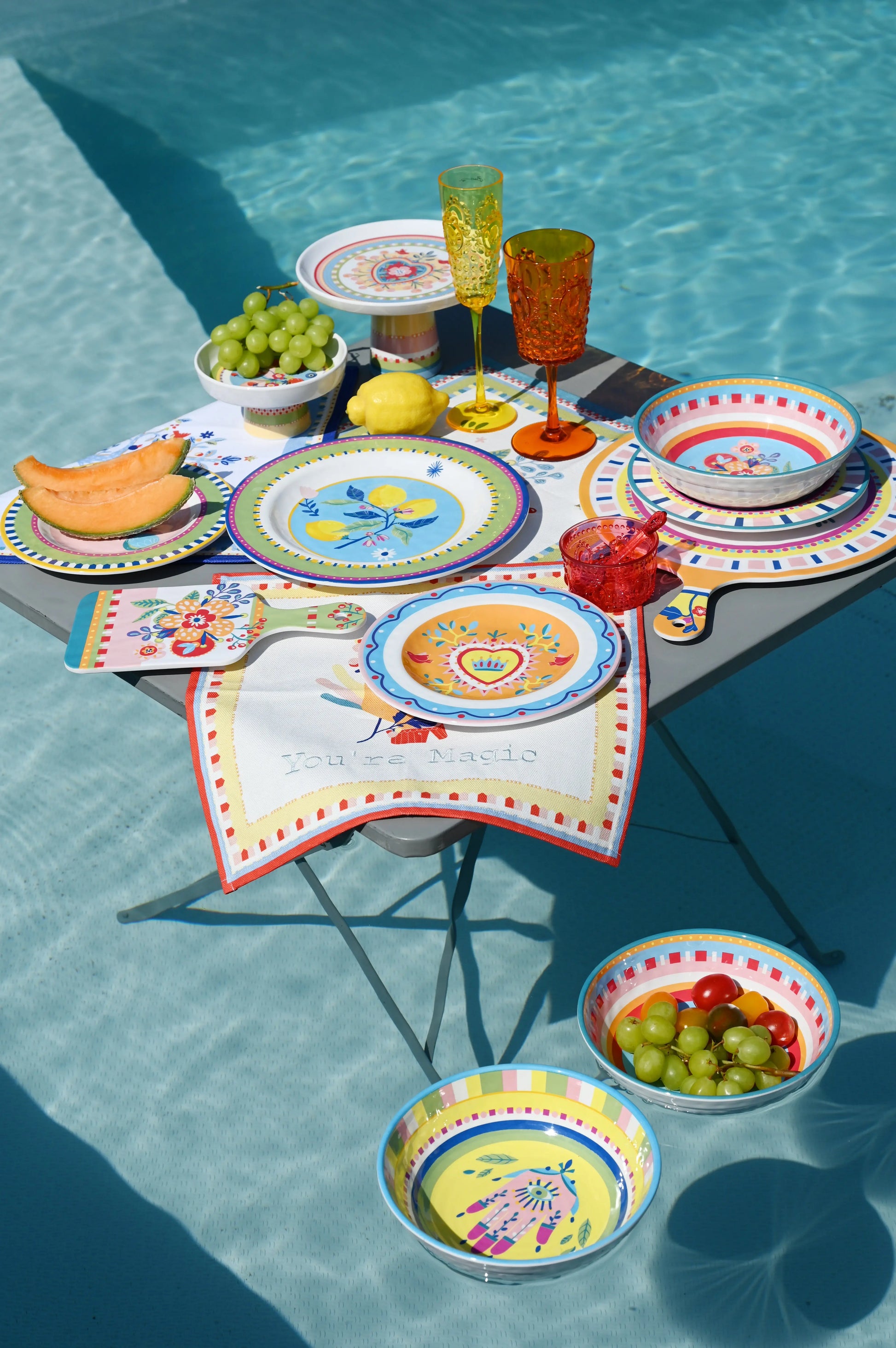 Melamine Dinner Plate - Mamma Mia - Amprio Milano