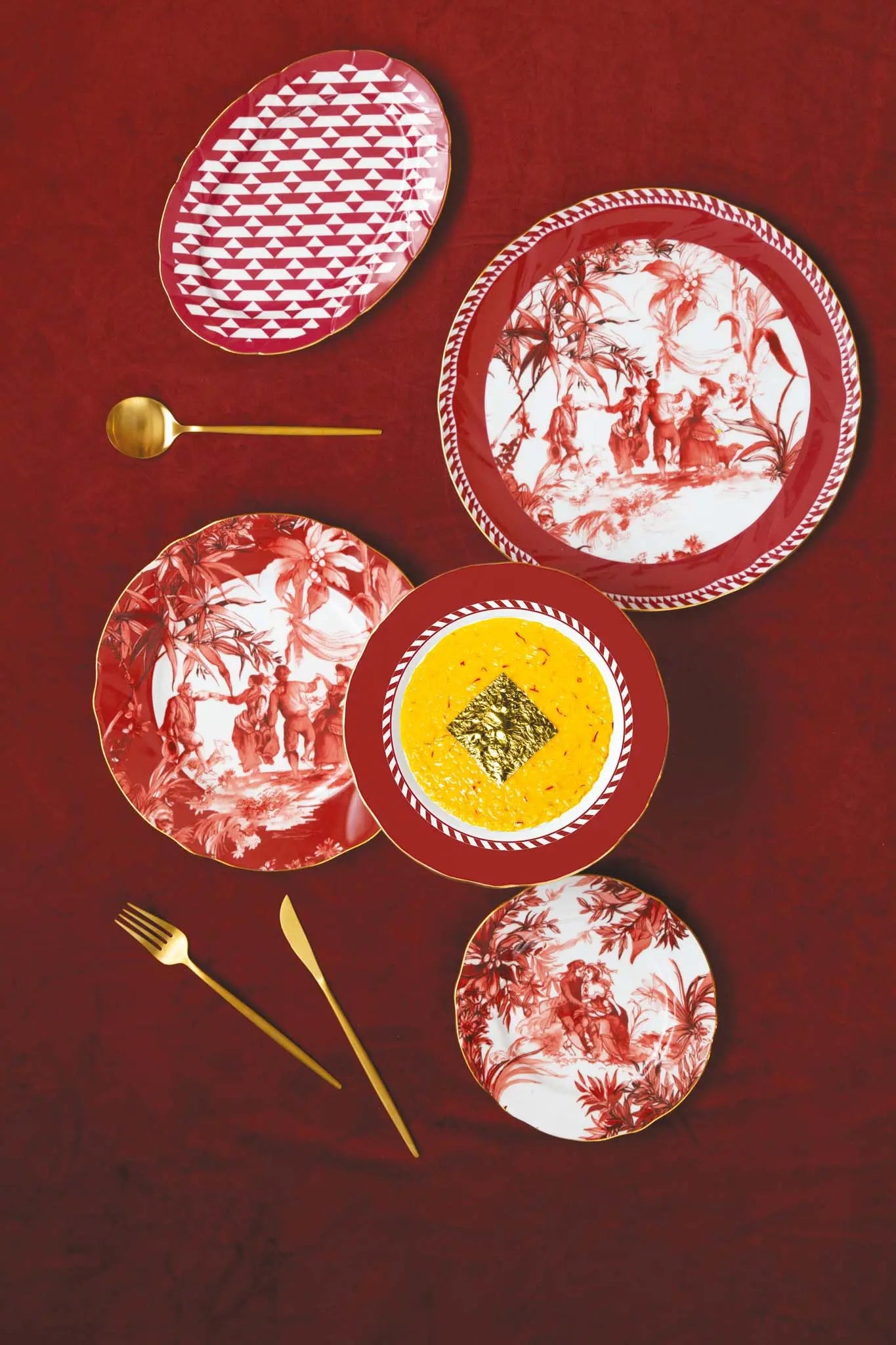 Dinner Plate – Le Rouge – Amprio Milano