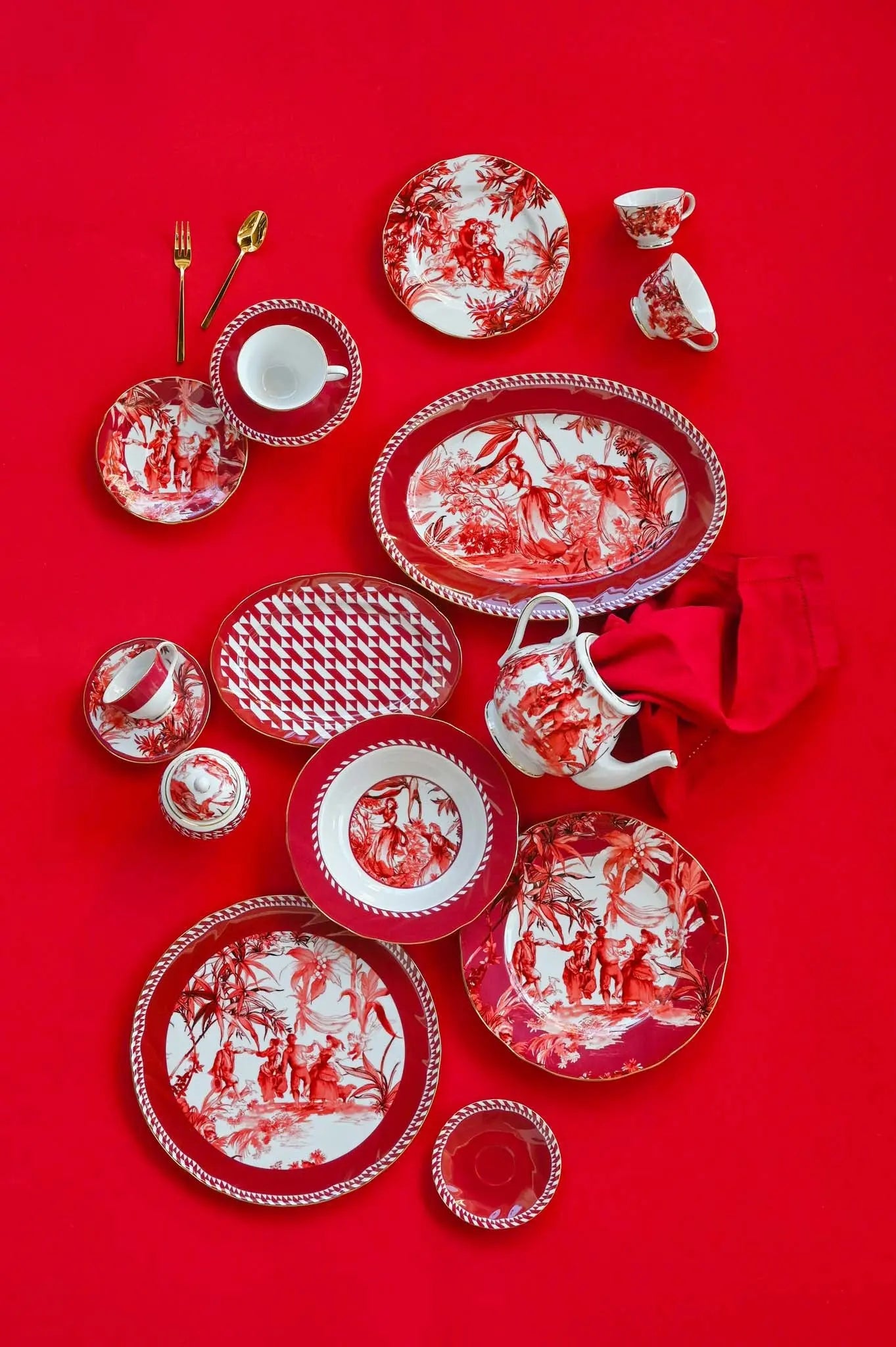 Dinner Plate – Le Rouge – Amprio Milano