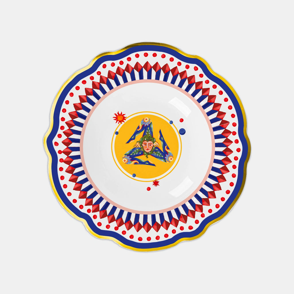 Soup Plate Trinacria - Dolce Vita