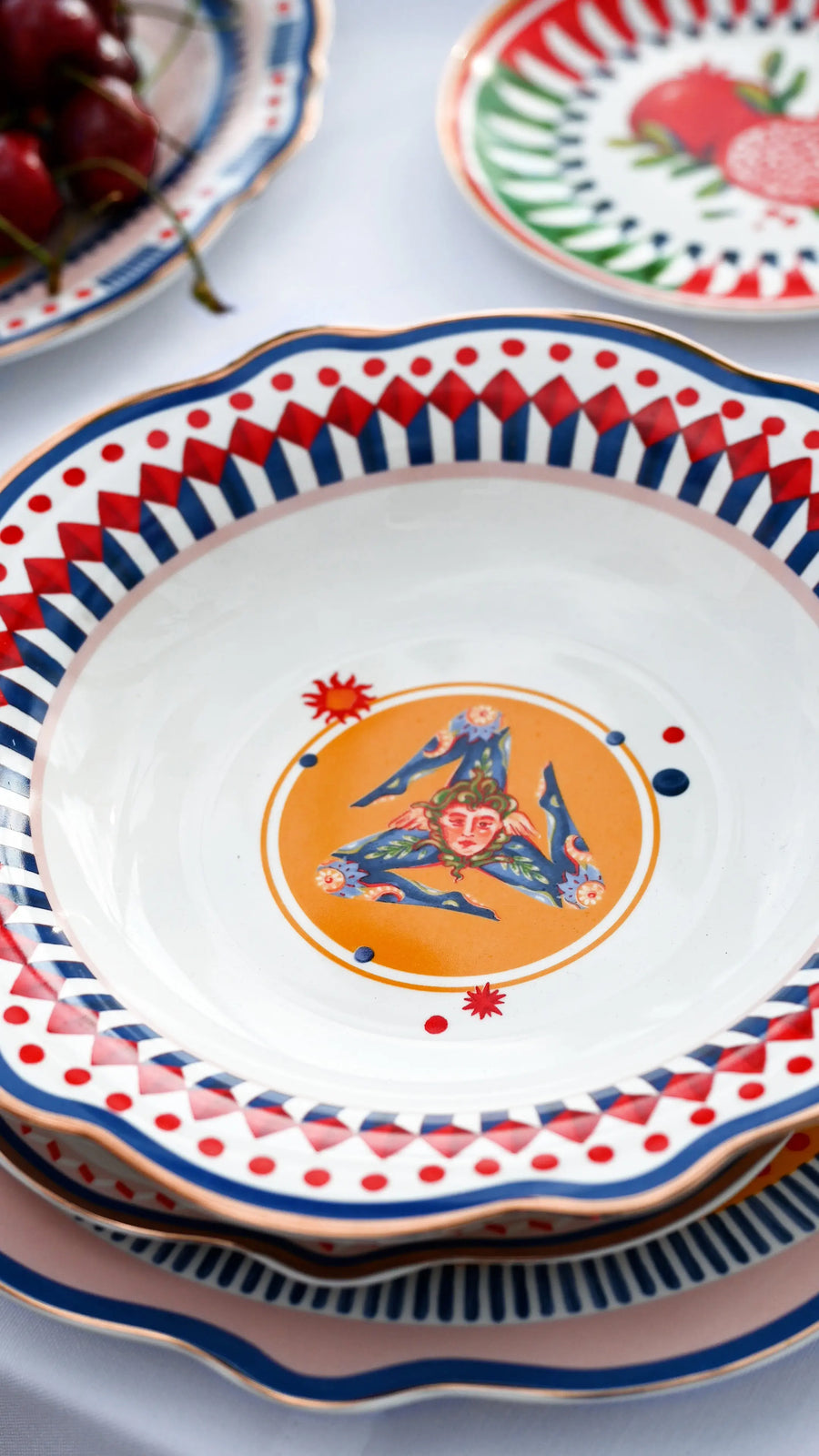 Soup Plate Trinacria - Dolce Vita