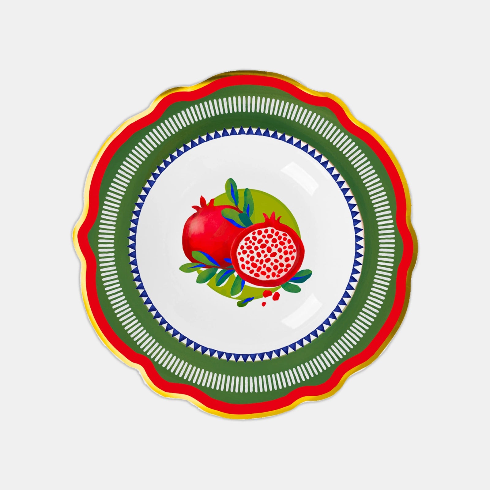 Soup Plate Pomegranate - Dolce Vita
