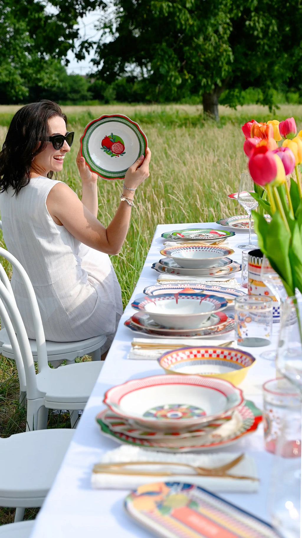 Soup Plate Pomegranate - Dolce Vita